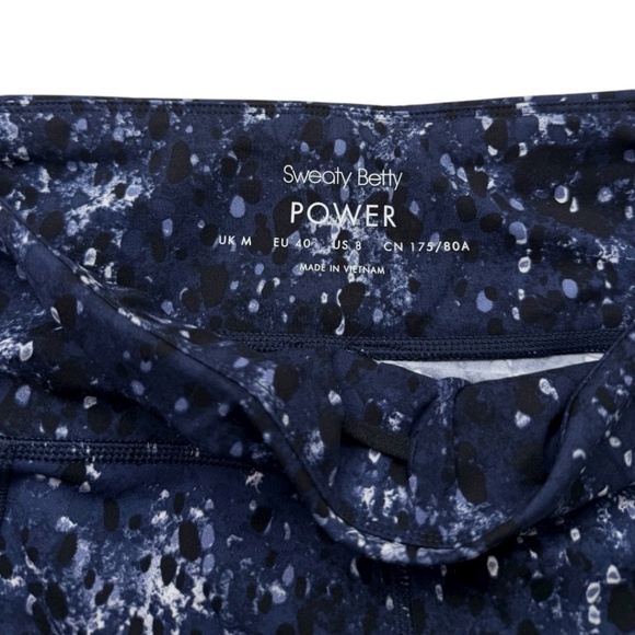 Sweaty Betty Blue Power 7/8 Workout Leggings - Picture 4 of 12
